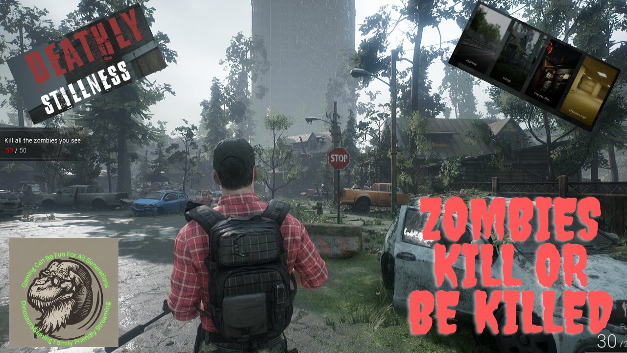 Zombie Hunting...Kill or Be killed in Indie Game Deathly Stillness