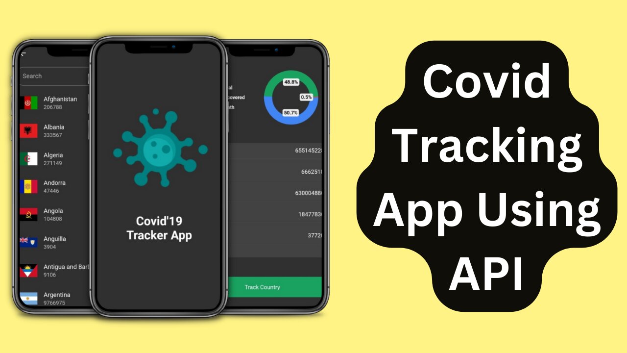 COVID Tracker App Flutter | Flutter App fetch API #trending #flutter