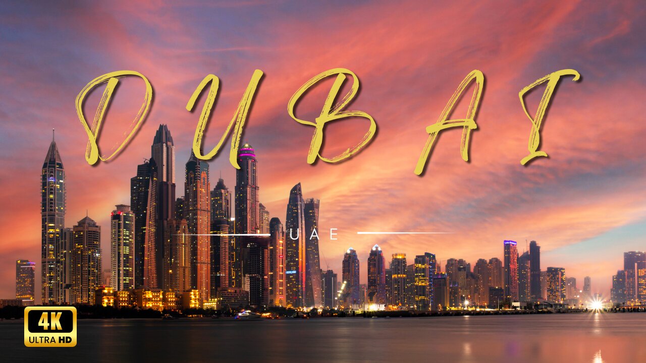 "Dazzling Dubai in 4K: A Visual Odyssey of Urban Splendor"