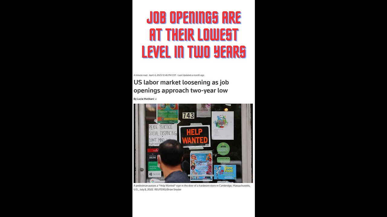 Job openings are at their lowest level in two years