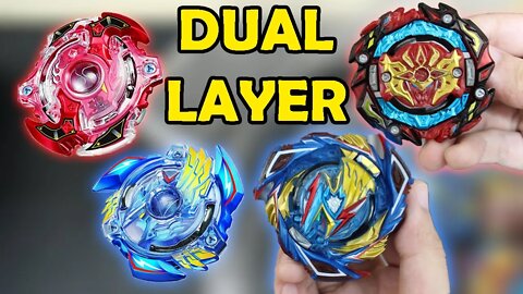 RECRIEI DUAL LAYERS em DYNAMITE BATTLE | Beyblade Burst