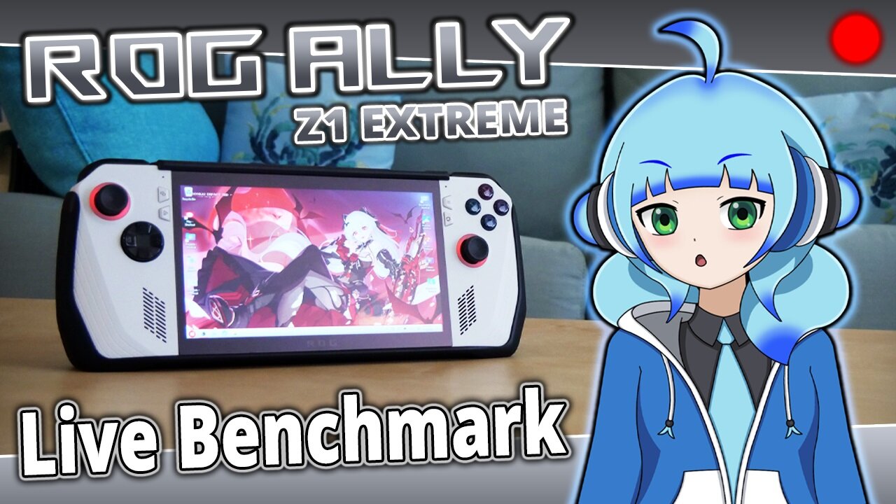 VOD: Playing and Benchmarking on ROG's Big GameBoy! (ALLY Z1X)