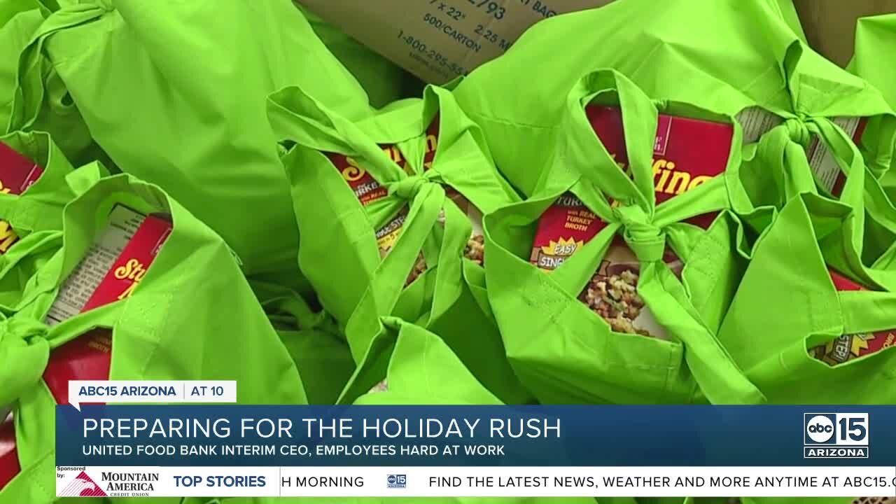 United Food Bank's interim CEO and team prepare to feed thousands for Thanksgiving