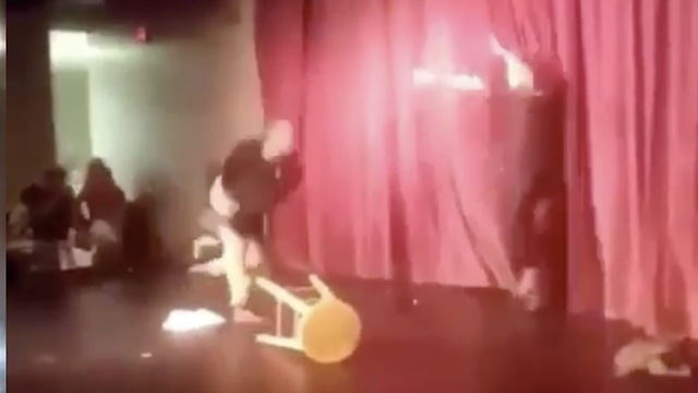 Man Jumps Stage During Comedian Segment And Throws Blows