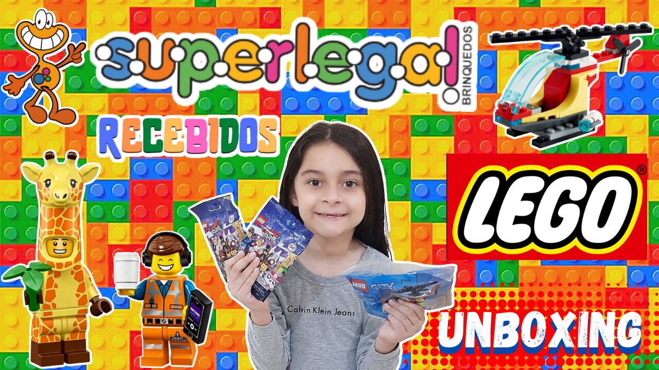 RECEBIDOS DA LOJA DE BRINQUEDOS / SUPER LEGAL / LEGO