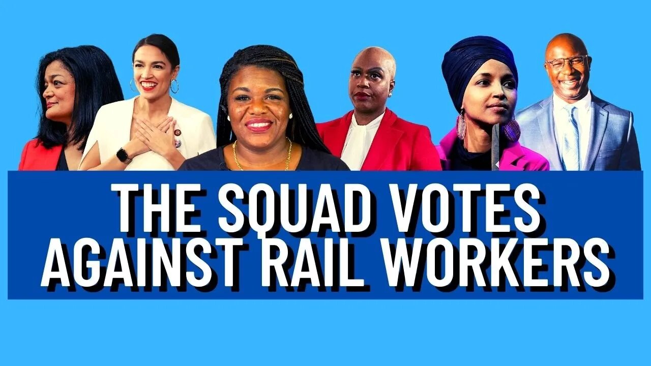 BREAKING: The Squad SELLS OUT the Rail Workers | Tezlyn Figaro & Briahna Joy DESTROY Bernie & AOC