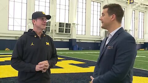 Harbaugh talks one-on-one about Michigan's win over Ohio State