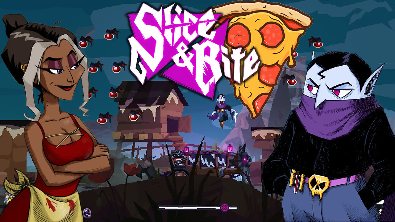 Slice and Bite - Vampire Pizza Delivery Service (Pixelart Action Roguelite)