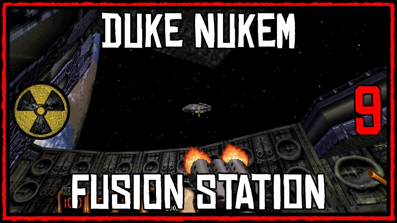 Duke Nukem 3D Playthrough Part 9 - Fusion Station. PC Gameplay 2020