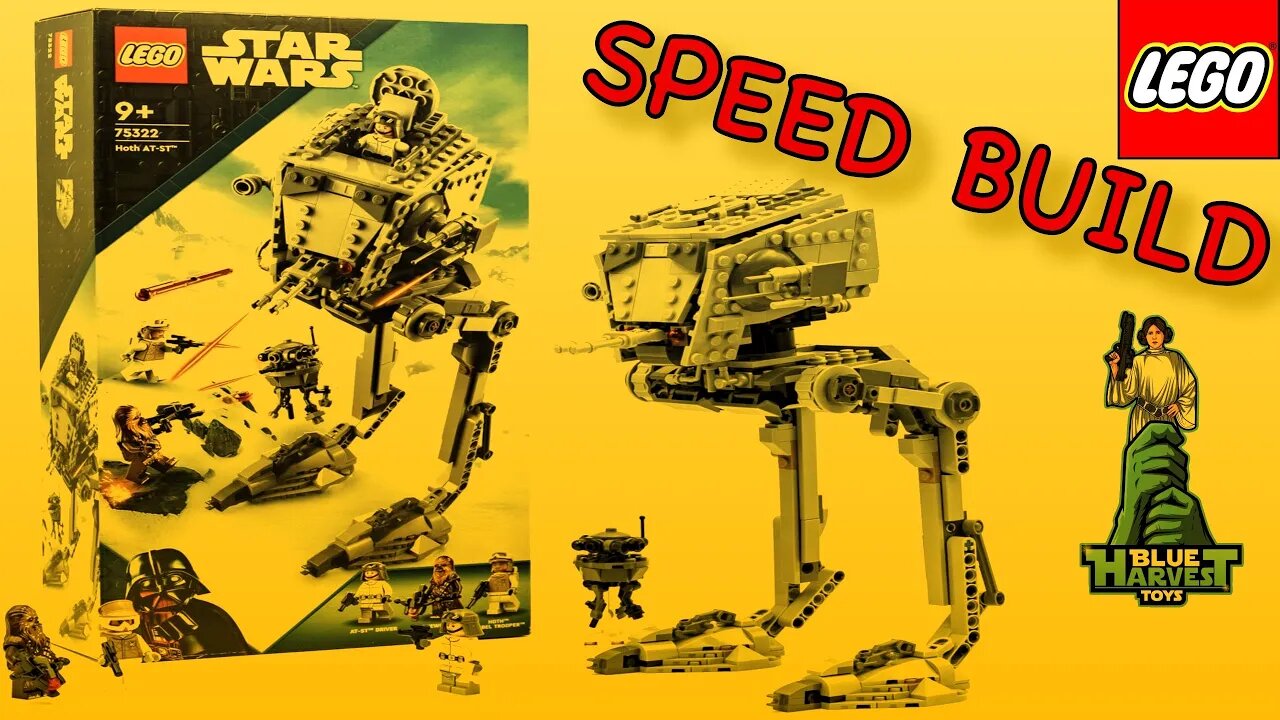 STAR WARS LEGO HOTH AT-ST SPEED BUILD #lego #starwars