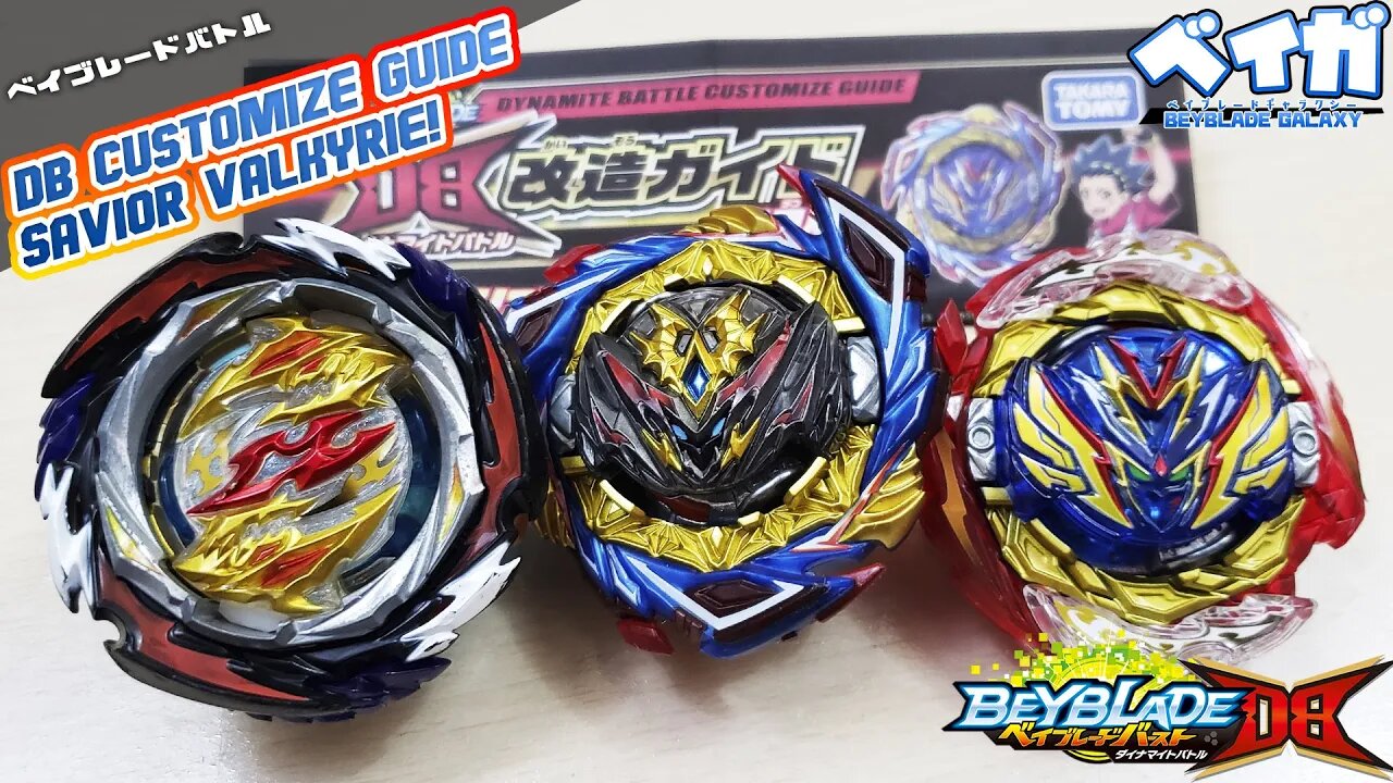 Dynamite Battle Customize Guide versão SAVIOR VALKYRIE! - Beyblade Burst ベイブレードバースト