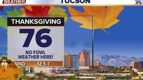 Chief Meteorologist Erin Christiansen's KGUN 9 Forecast Wednesday, November 23, 2016