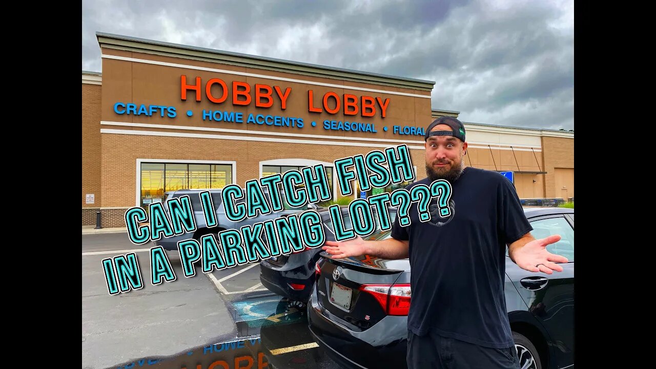 Catching Largemouth in a Hobby Lobby Parking Lot!!! (can it be done??)