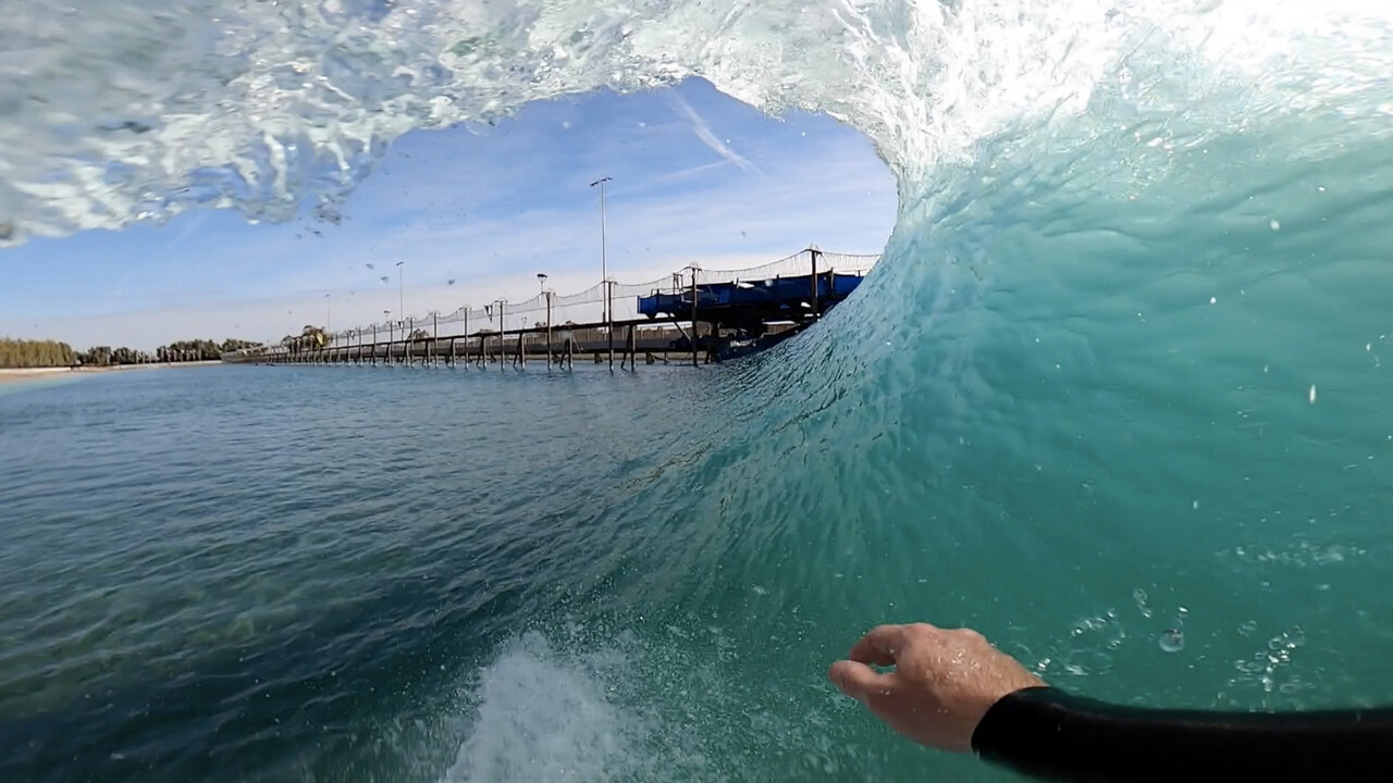 Getting Barreled at Kelly Slaters Wave Pool