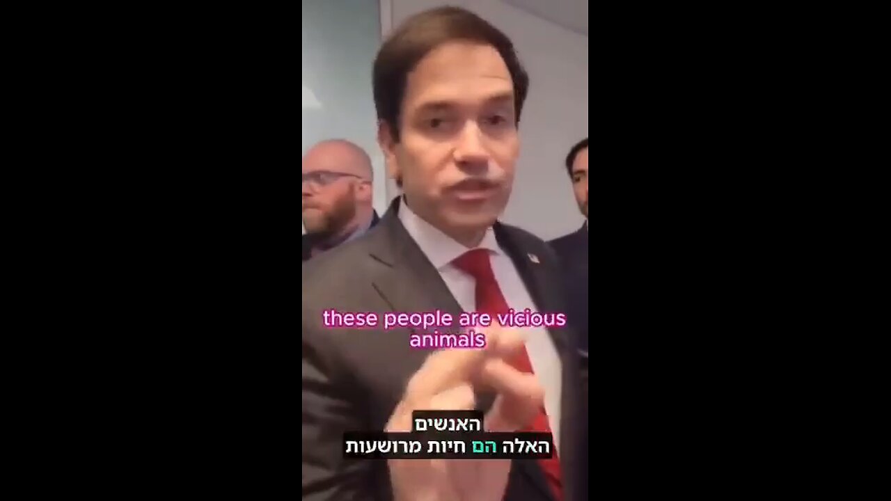 Expected New US Sec of State - Marco Rubio - Won’t Be Looking for Peace in the Middle East