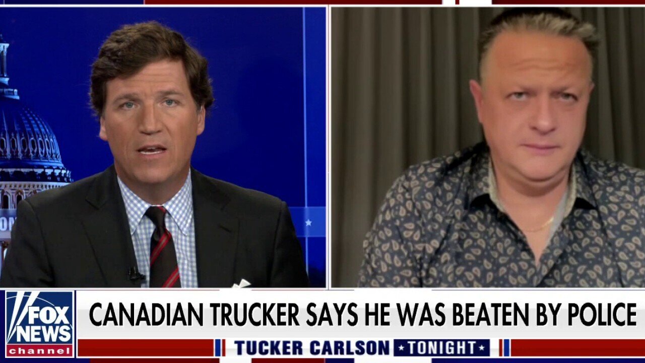 Canadian trucker says he was beaten by police after surrendering to authorities