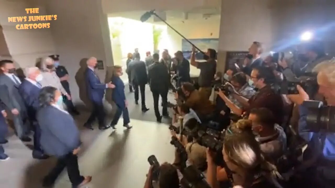 Biden passes on another chance to take questions. He hasn't taken a question since Monday.