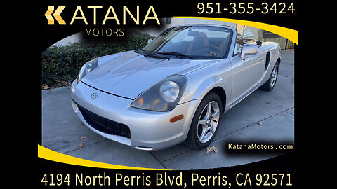 STOCK 464 2001 Toyota MR2 Spyder