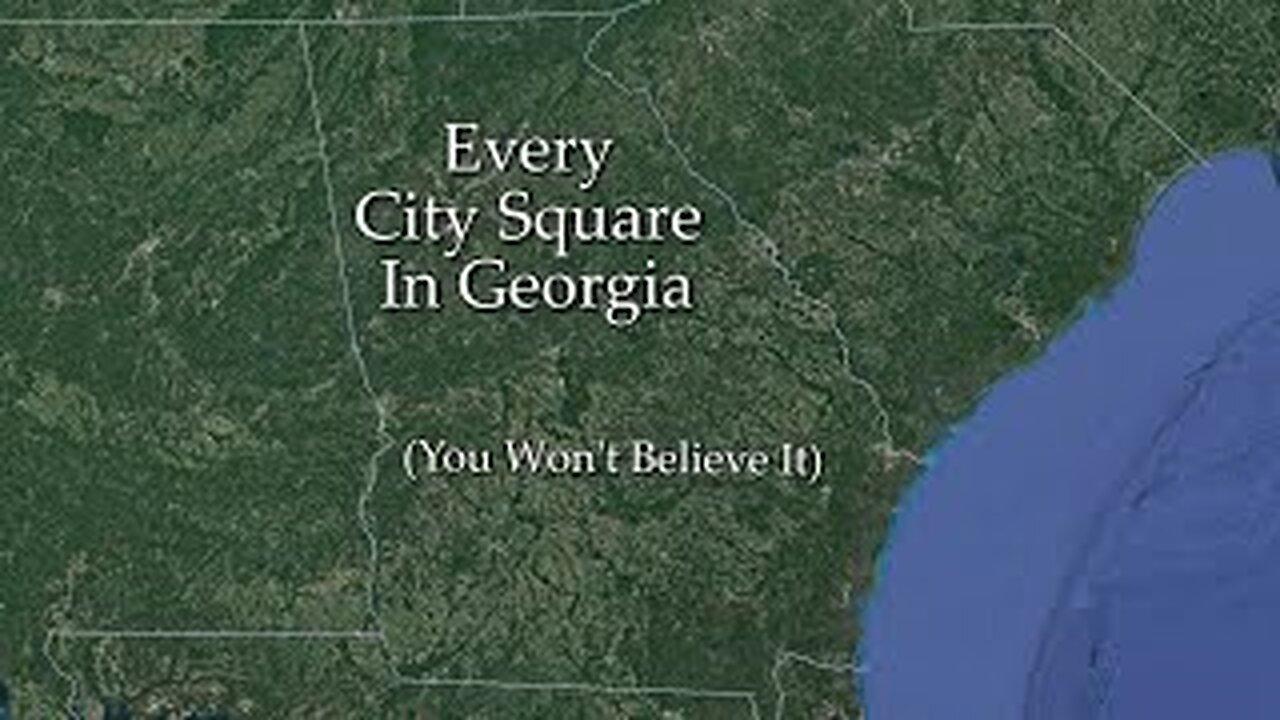 I Traveled To Every City Square In Georgia, USA | Compilation