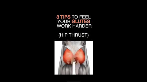 Grow your glutes with these 3 tips (hip thrusts)