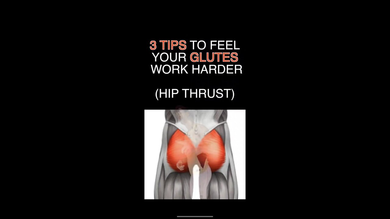 Grow your glutes with these 3 tips (hip thrusts)