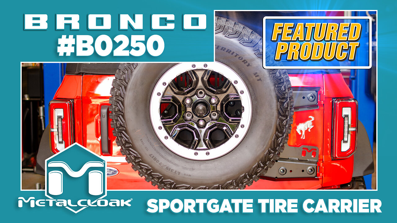 Featured Product: Bronco SportGate Tire Carrier