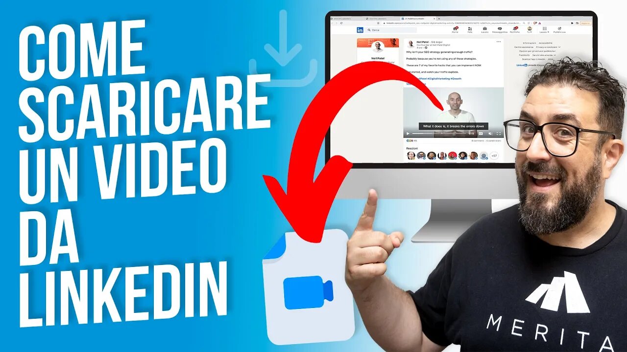 Come scaricare un VIDEO da LINKEDIN 📥 Tutorial [ITA] per Desktop e Cellulare