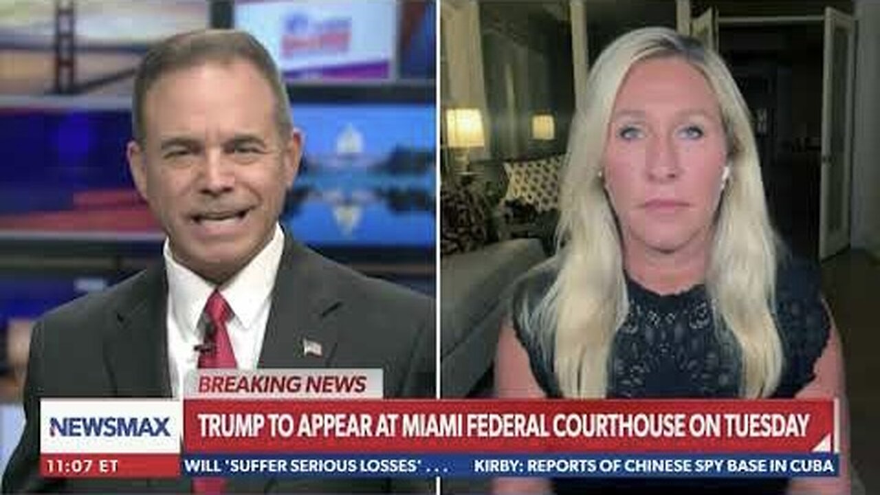 Rep. MTG Joins Newsmax to Discuss the FD-1023 Form Implicating Joe Biden in a Foreign Quid Pro Quo