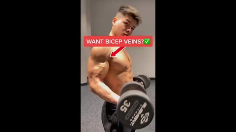 Want bicep veins? (NOT LIKE THIS!)