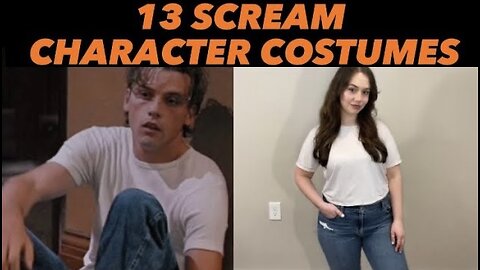 13 SCREAM CHARACTER COSTUMES