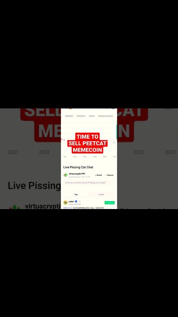 IF YOU HODL PEECAT THEN IT'S TIME TO SELL #cryptocurrency #memecoins2022 #memecoin #rugpull #altcoin