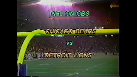 1979-11-22 Chicago Bears vs Detroit Lions