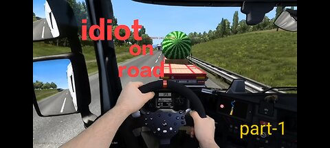 IDIOTS on the road #1 | IDIOT TROLL getting BANNED | Real Hands Funny moments - ETS2 Multiplayer