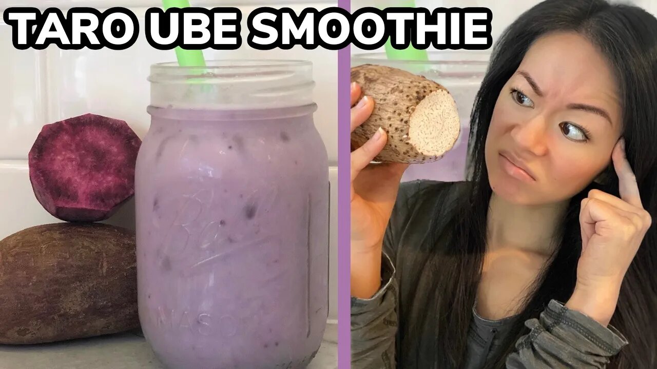 Taro Ube (Purple Yam) Smoothie Recipe (REAL Taro Root 芋頭, No Powder) See Description | RACK OF LAM