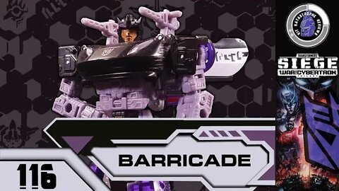 Transformers: Siege BARRICADE [Deluxe, 2019] | Kit Reviews #116