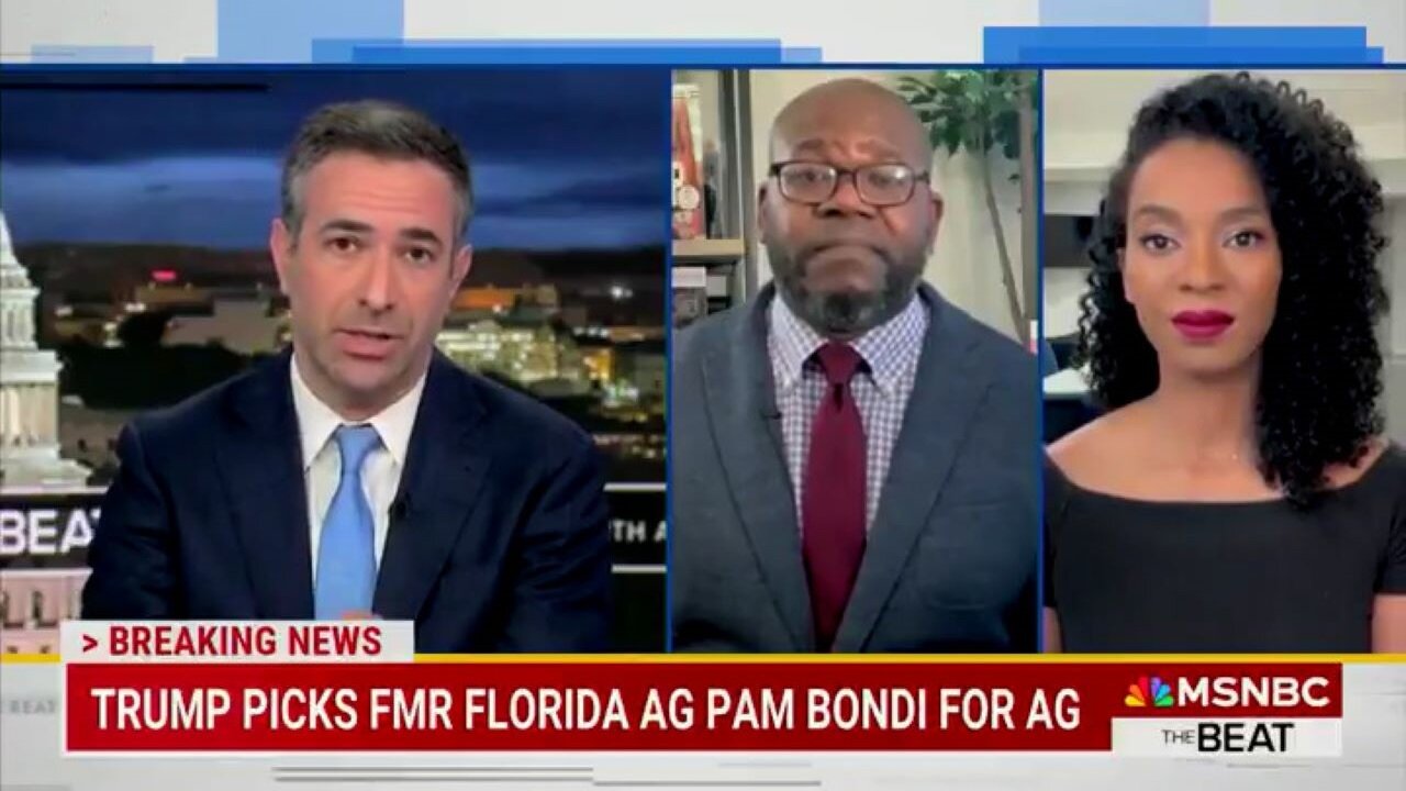 MSNBC Is Melting Down Over Pam Bondi As Attorney General