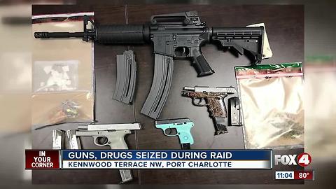 Guns, Drugs Seized During Raid