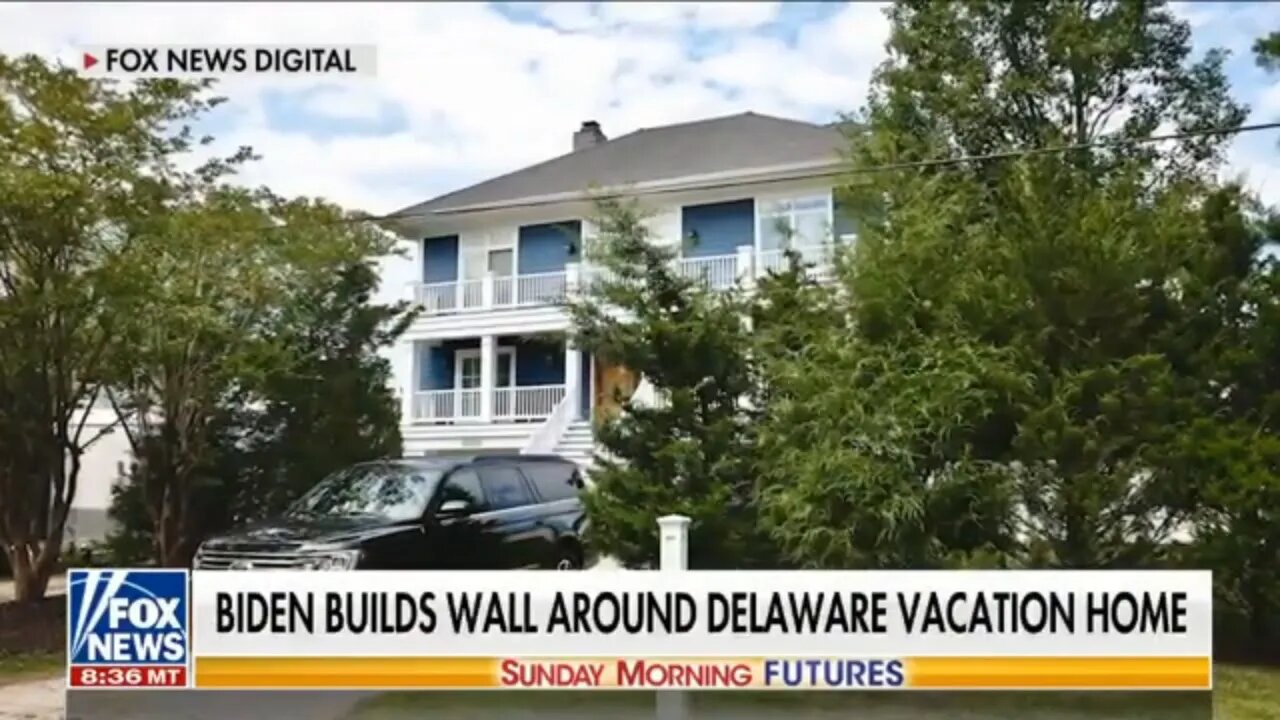 Biden facing scrutiny for building wall around Delaware