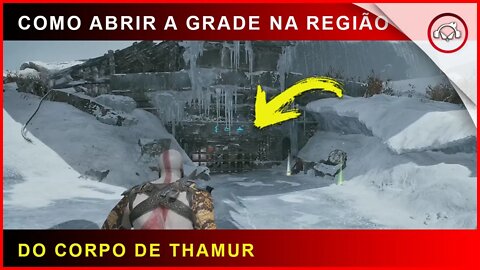 God of war, Como abrir a Grade na região do Corpo de Thamur | Super dica