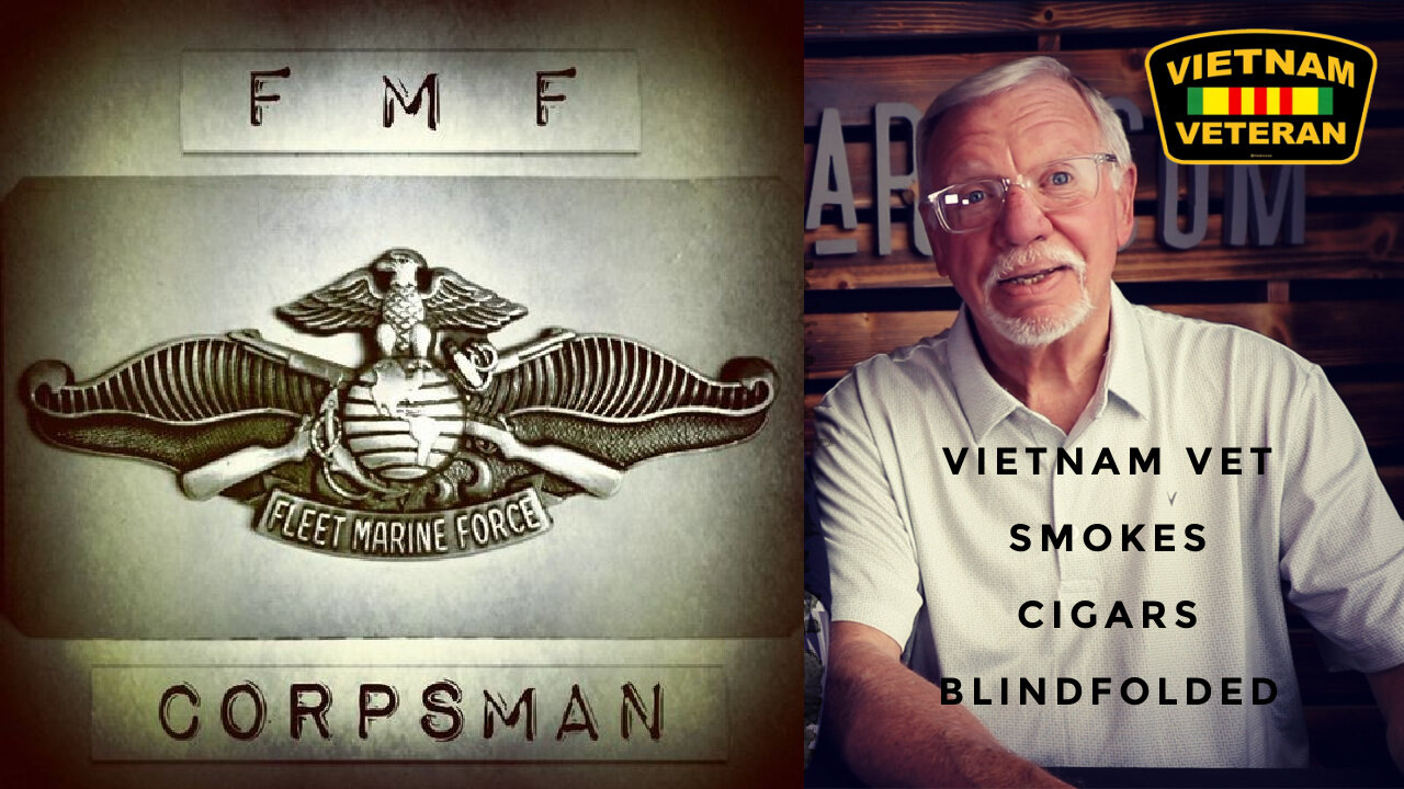 Vietnam Vet Smokes CIGARS BLINDFOLDED!!!