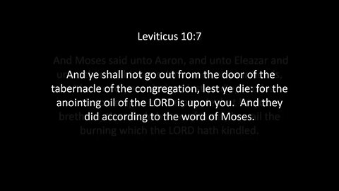 Leviticus Chapter 10