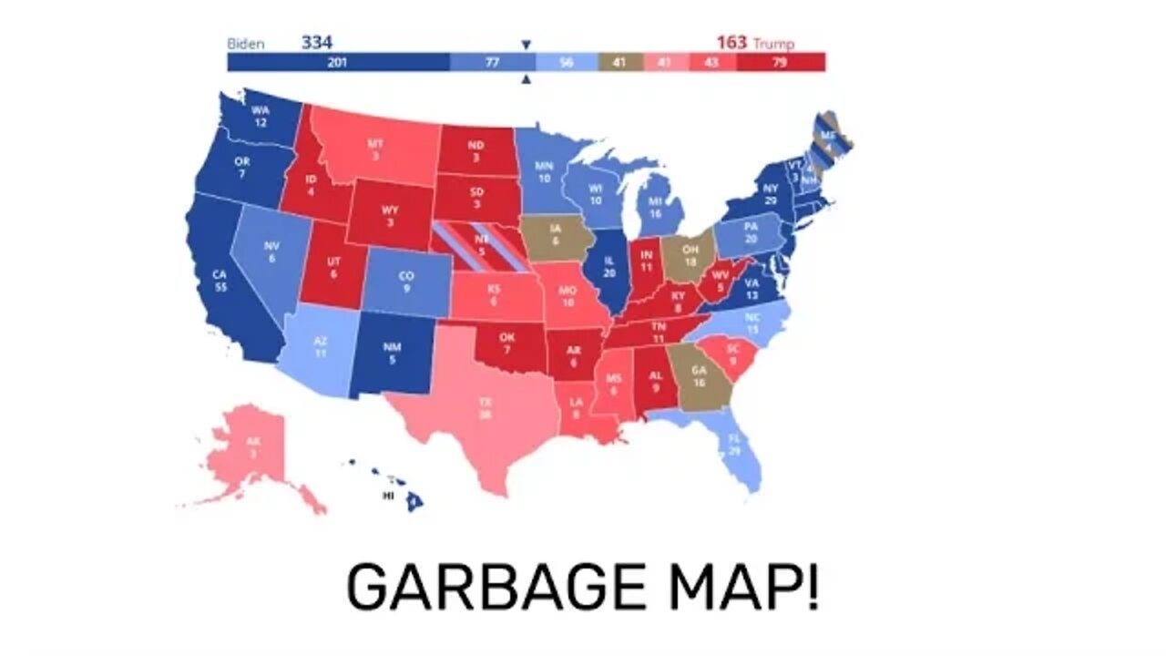 2020 Election According To 538 (really now....)