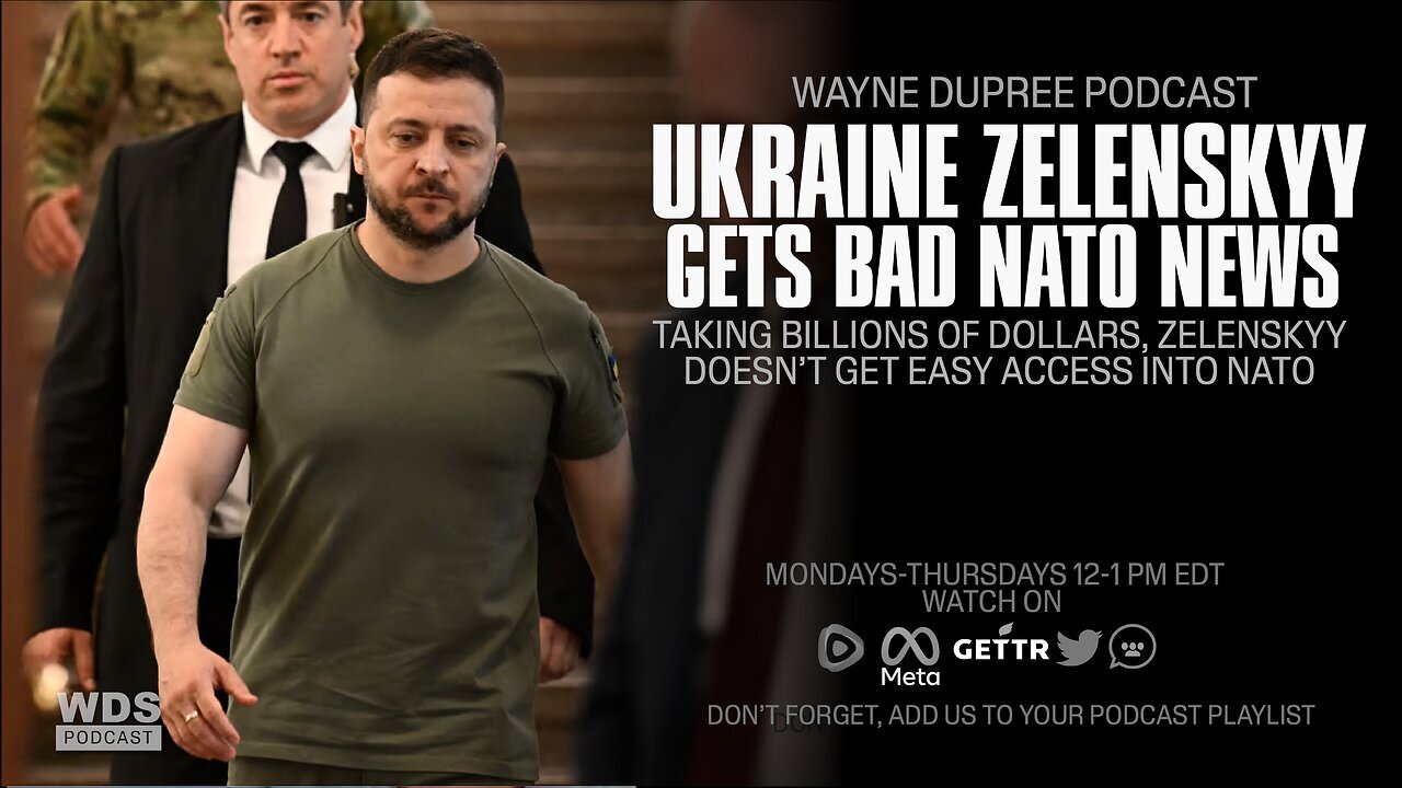 NATO Decides They Aren't Moving Timeline For Ukraine To Join | The Wayne Dupree Show With Wayne Dupree