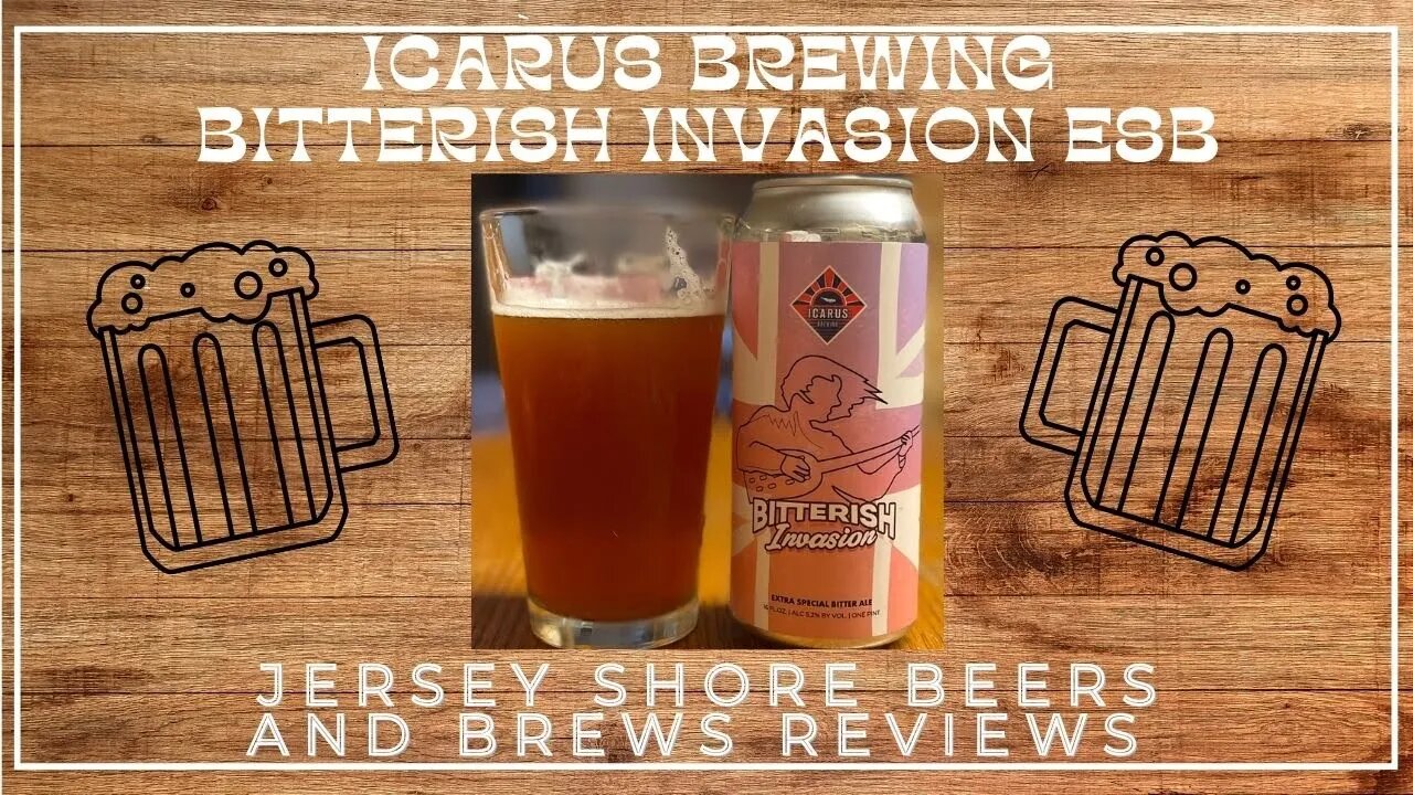 Beer Review of Icarus Brewing's Bitterish Invasion ESB