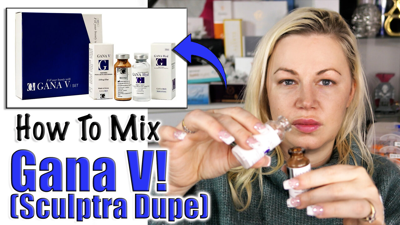 How to Mix Gana V (Sculptra Dupe) from www.celestapro.com | Code Jessica10 saves you Money