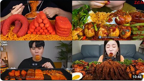 china Mukbangers eating spicy food 2024