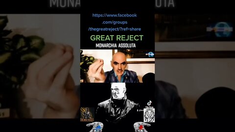 #pillole GREAT REJECT pt 2 #monarchiassoluta https://www.tiktok.com/@leolyonzagami