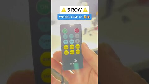 5 ROW WHEEL LIGHTS OUT NOW! ⚠️#shorts