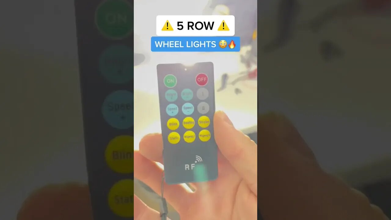 5 ROW WHEEL LIGHTS OUT NOW! ⚠️#shorts