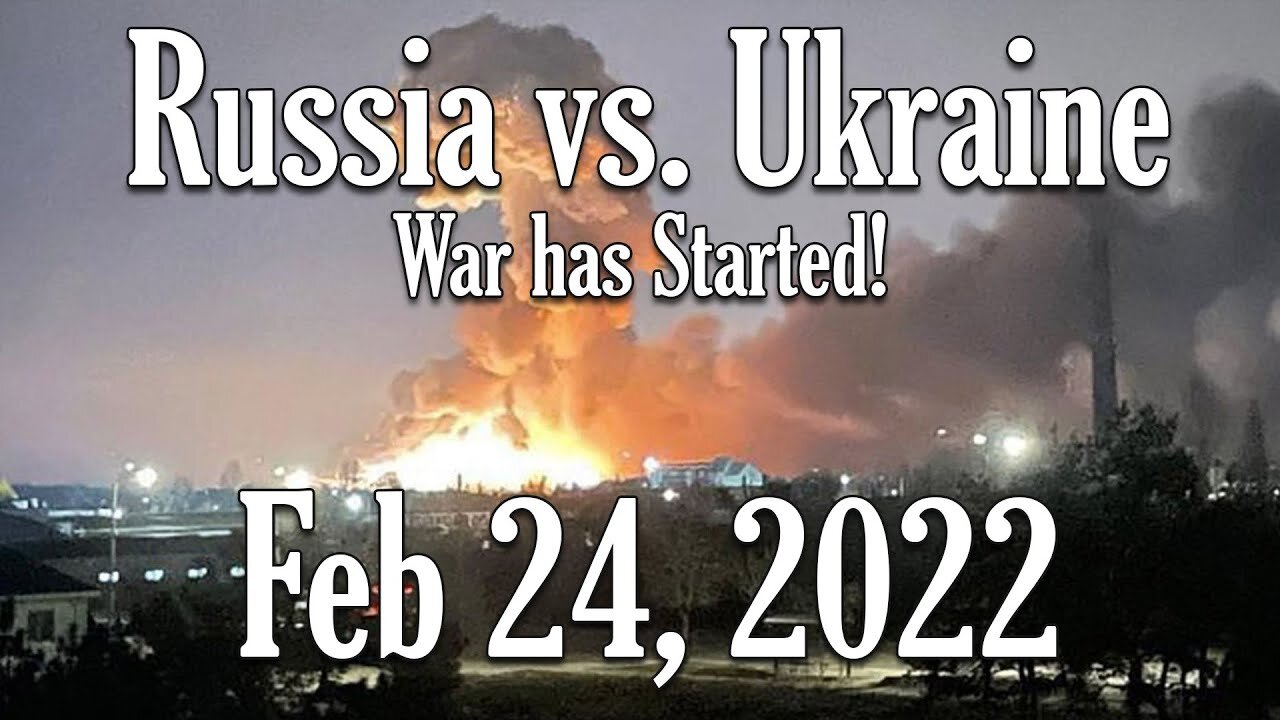 All Hell Breaking Loose, 02/24/22! What's happening in Ukraine NOW! You wont see it on MSM!